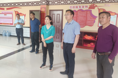 县领导调研新时代文明实践和文旅融合工作
