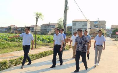 县领导调研美丽乡村建设强弱项补短板工作
