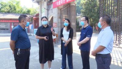 市领导到我县调研旅游安全及“与爱同行 惠游湖北”活动开展情况