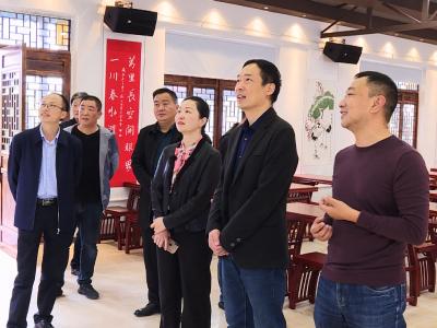 市领导到我县调研文化企业进规入库工作
