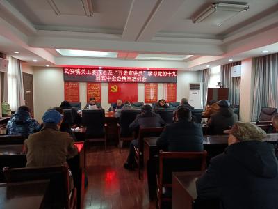 武安镇组织老干部学习党的十九届五中全会精神