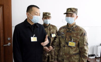 陈栋检查我县2021年春季征兵工作  
