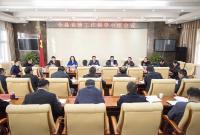王鹏主持召开县委党建工作领导小组会议