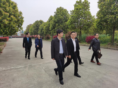 县领导到湖北态科公司调研