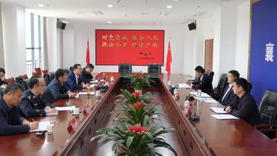 吕义斌到我县指导政法队伍教育整顿工作