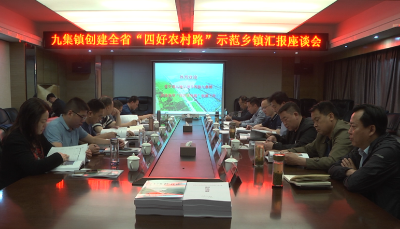 省考评组到我县考评验收“四好农村路”全省示范乡镇创建工作