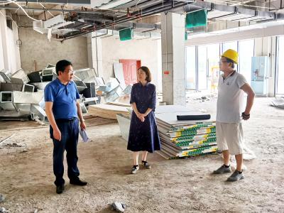 县领导检查有机谷二期工程建设安全隐患排查整改工作