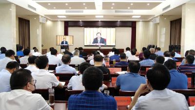 我县组织收听收看省、市政府廉政工作电视电话会议