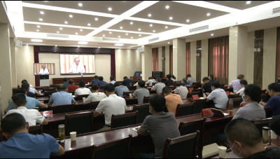 我县组织收听收看全省新冠肺炎疫情防控工作电视电话会