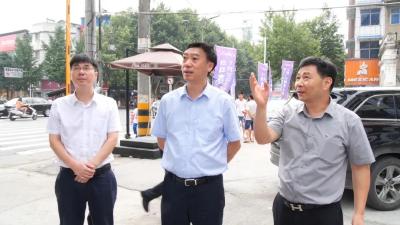 罗兴斌调研水镜广场项目时要求加速推进重点项目建设