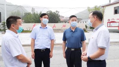 吕义斌到南漳调研时强调：一体部署一体推进一体督办，统筹做好疫情防控和防汛抢险救灾工作