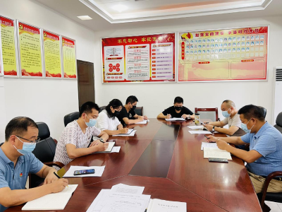 县项目建设服务中心党支部召开组织生活会