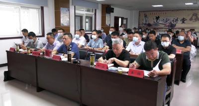 我县组织收听收看全市第一次全国自然灾害综合风险普查工作电视电话会
