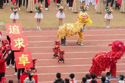  【热点关注】机器牛“闯入”武汉一高校运动会