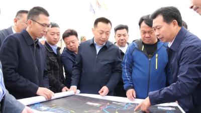 陈栋调研南漳经济开发区项目建设