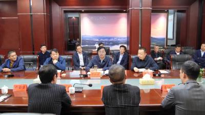 罗兴斌、陈栋会见湖北省浙江企业联合会会长何明东