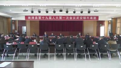 孙国强参加南漳县第十九届人民代表大会第一次会议武安镇代表团审议