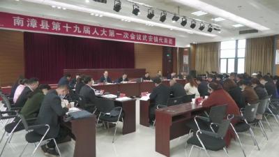 孙国强参加南漳县第十九届人民代表大会第一次会议武安镇代表团审议