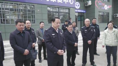 市领导到我县调研“找窟窿、堵窟窿、防透风”专项行动和禁毒预整治工作