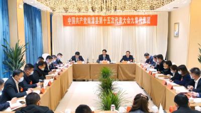 罗兴斌参加中国共产党南漳县第十五次代表大会分团讨论