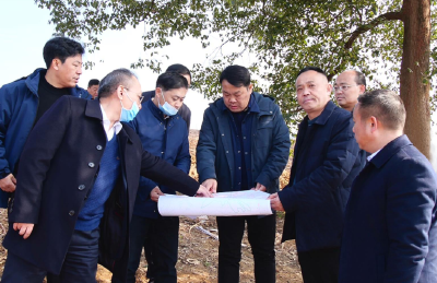 省应急厅领导到我县考察龙蟒新能源材料磷酸铁项目和森林防火工作