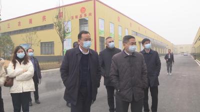市考核组到我县开展年终重点项目工作考核