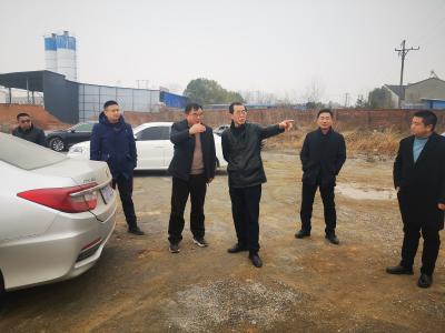 县领导到九集镇调研重点项目推进情况