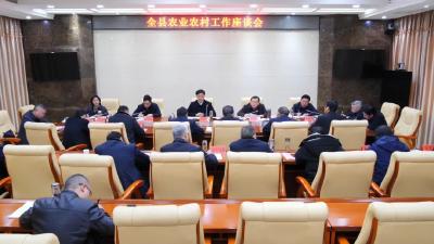 罗兴斌在全县农业农村工作座谈会上强调：落实“六要”，奋力开创“三农”工作新局面