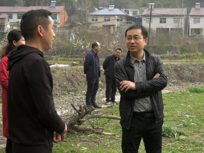 县领导带队到李庙镇开展巡河及美丽乡村调研工作