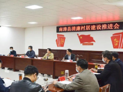 我县召开清廉村居建设现场推进会