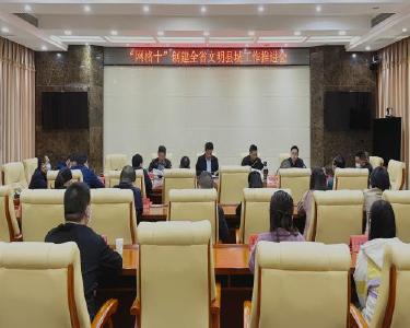 县领导督办“网格十”创建全省文明县城工作