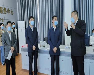谷城县考察团来我县考察矿山资源管理工作