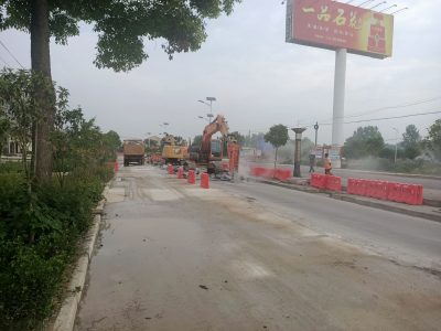 南漳加速推进251省道关庙集至张林段大修工程建设
