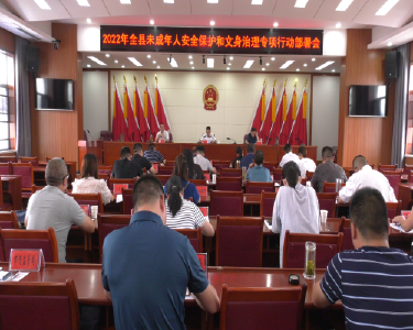 我县召开未成年人安全保护和文身治理专项行动部署会议