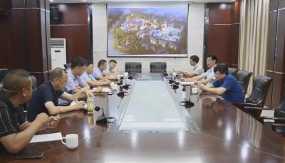 罗兴斌会见北京客人交流洽谈农旅融合发展项目事宜
