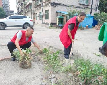 南漳公路部门开展环境清洁和创文入户宣传志愿服务活动
