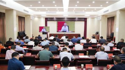 我县收听收看全国全省全市安全生产电视电话会议