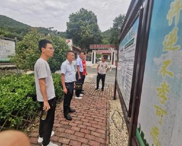 肖堰镇督导检查人居环境整治提升工作