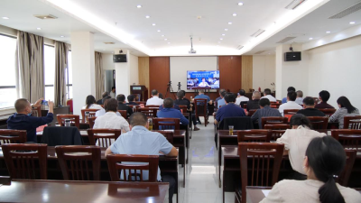 我县组织收听收看2022年度全市医改工作推进视频会