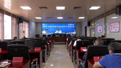南漳县组织收听收看全省新冠肺炎疫情防控视频调度会