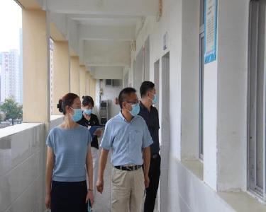 南漳县职教中心全面督查开学复课工作