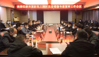 省市审核组和专家组到我县开展化工园区认定现场审核工作