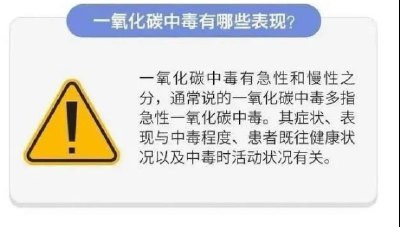 应急科普丨预防一氧化碳中毒——这些常识您应该知道！