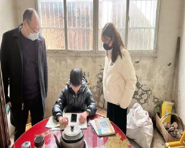 南漳肖堰中学开展家访督查让网课不“掉线”