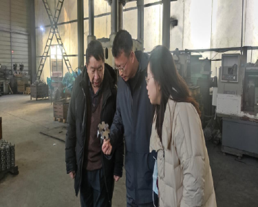 县领导指导重点企业复工复产