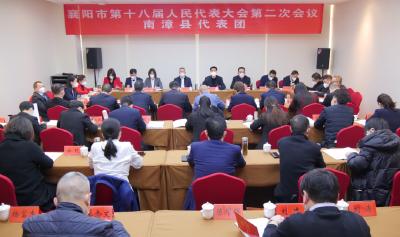 南漳代表团审议市法检“两院”工作报告