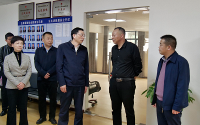 省民政厅厅长陈昌宏到我县调研综治和民政工作 