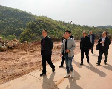 南漳县关工委调研组到东巩镇调研农旅融合项目