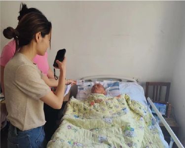 李庙镇上门入户开展城乡居民养老保险生存认证工作