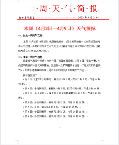 南漳天气周报
